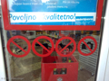 Eigenartige Piktogramme in kroatischem Supermarkt