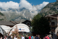 Im Zentrum von Courmayeur