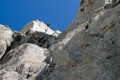 In der 2ten Seilänge am Dent du Geant