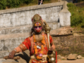 Beeindruckender Sadu in Pashupatinath