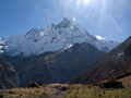 Blick auf den Machapuchare