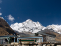 Die Annapurna South vom ABC aus