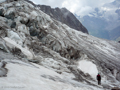 Abstieg über den Festigletscher