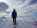 Stef auf dem Gipfel des Weissmies