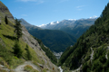 Blick zurück nach Zermatt - Aufstieg zur Rothornhütte